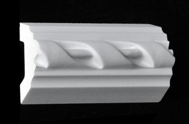 Wand 258-12 PU  25,5x25,5cm  Ecke/Viertelkreis passend zur Leiste Wand 258 PU
